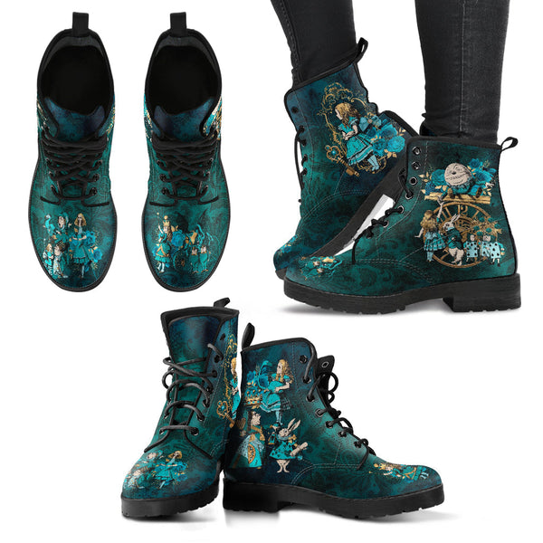 Combat Boots - Alice in Wonderland Gifts #104 Green Series