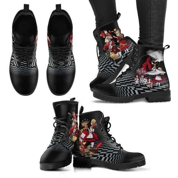 Combat Boots - Alice in Wonderland Gifts #110 Red Series