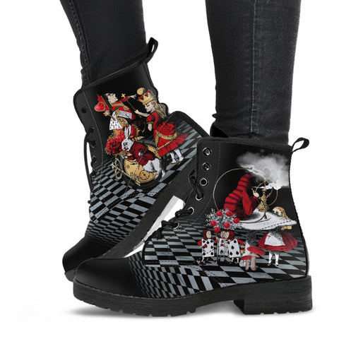 Combat Boots - Alice in Wonderland Gifts #110 Red Series