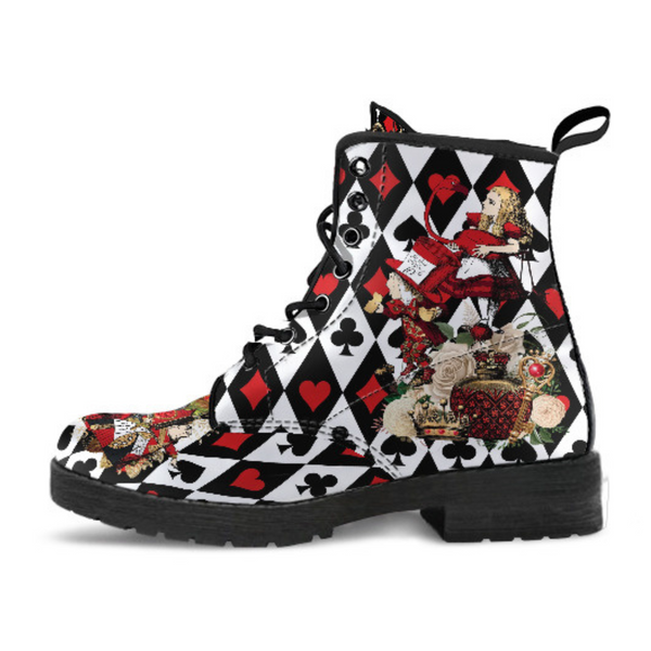 Combat Boots - Alice in Wonderland Gifts #111 Red Series