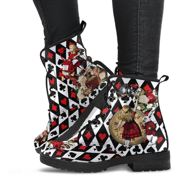 Combat Boots - Alice in Wonderland Gifts #111 Red Series