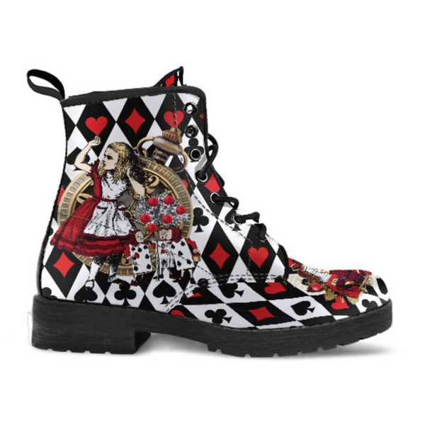 Combat Boots - Alice in Wonderland Gifts #111 Red Series