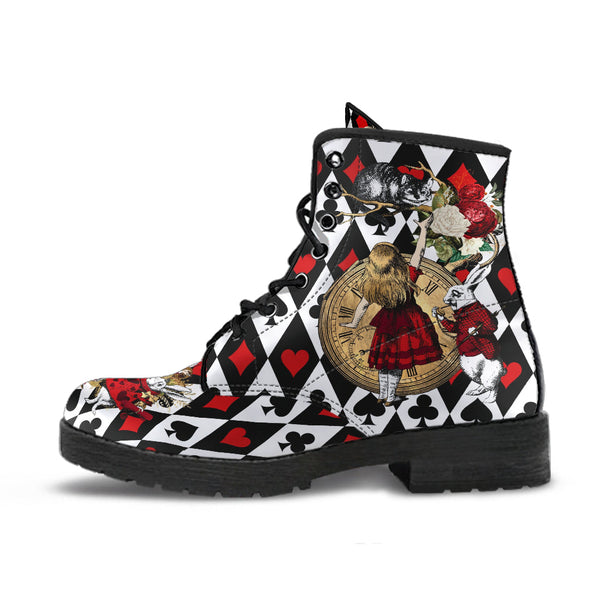 Combat Boots - Alice in Wonderland Gifts #111 Red Series