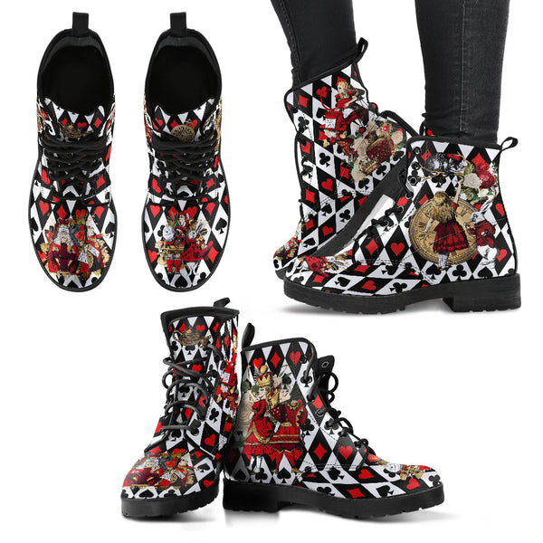 Combat Boots - Alice in Wonderland Gifts #111 Red Series