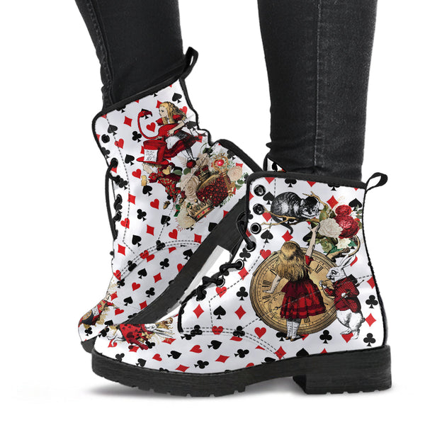 Combat Boots - Alice in Wonderland Gifts #112 Red Series