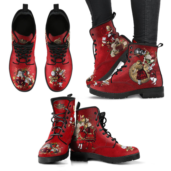 Combat Boots - Alice in Wonderland Gifts #113 Red Series