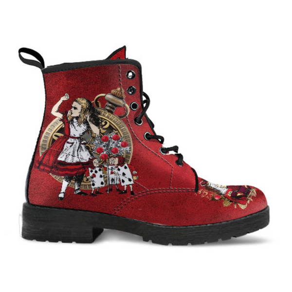 Combat Boots - Alice in Wonderland Gifts #113 Red Series