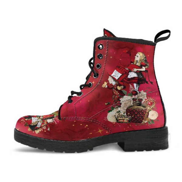 Combat Boots - Alice in Wonderland Gifts #114 Red Series