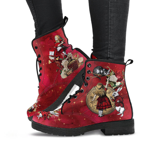 Combat Boots - Alice in Wonderland Gifts #114 Red Series