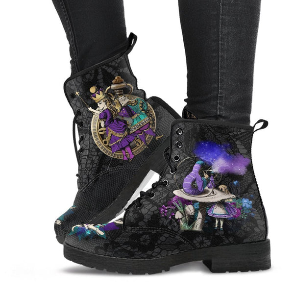 Combat Boots - Alice in Wonderland Gifts #23 Purple Series