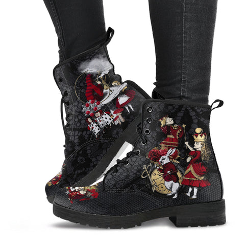 Combat Boots - Alice in Wonderland Gifts #301 Red Series