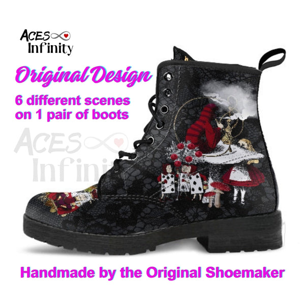 Combat Boots - Alice in Wonderland Gifts #301 Red Series