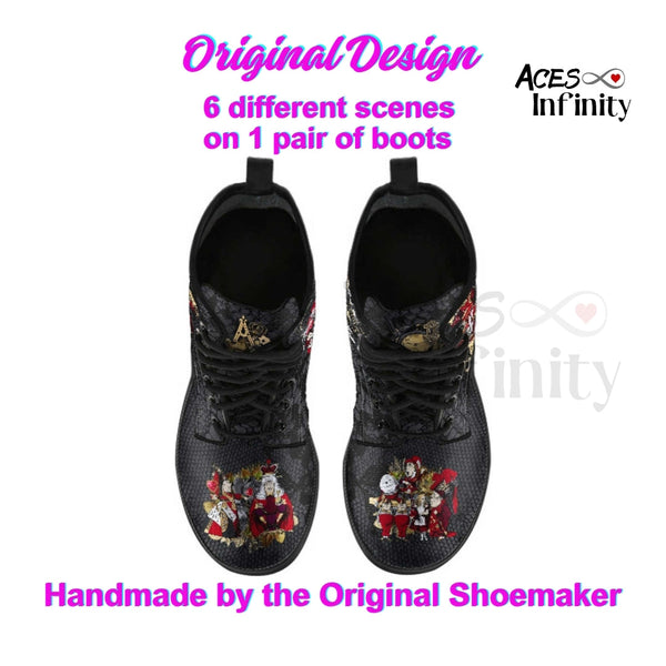 Combat Boots - Alice in Wonderland Gifts #301 Red Series