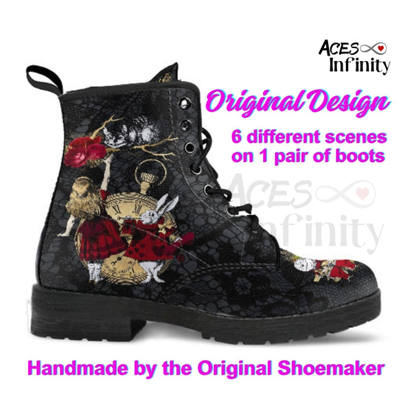 Combat Boots - Alice in Wonderland Gifts #301 Red Series