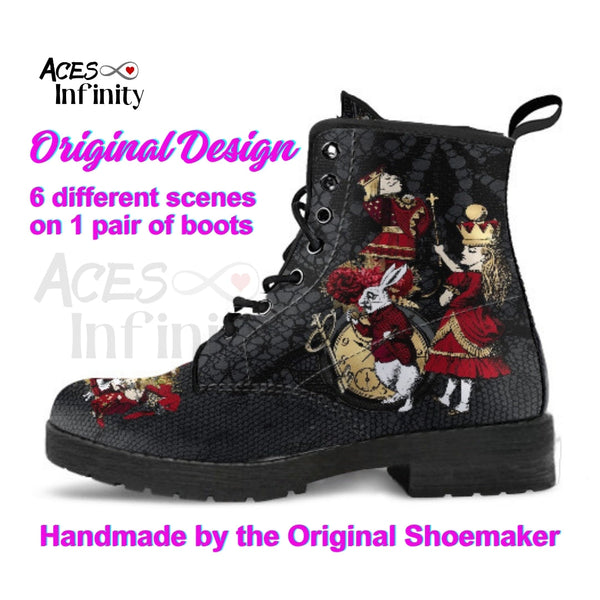 Combat Boots - Alice in Wonderland Gifts #301 Red Series