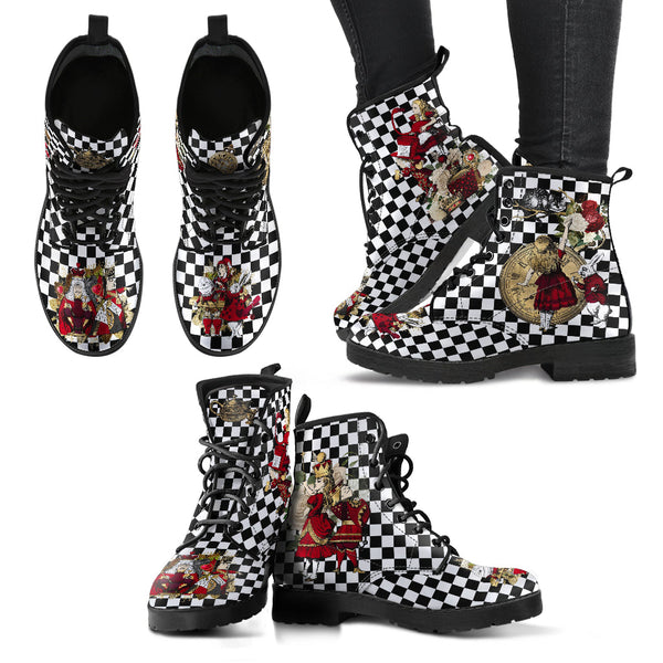 Combat Boots - Alice in Wonderland Gifts #31 Red Series