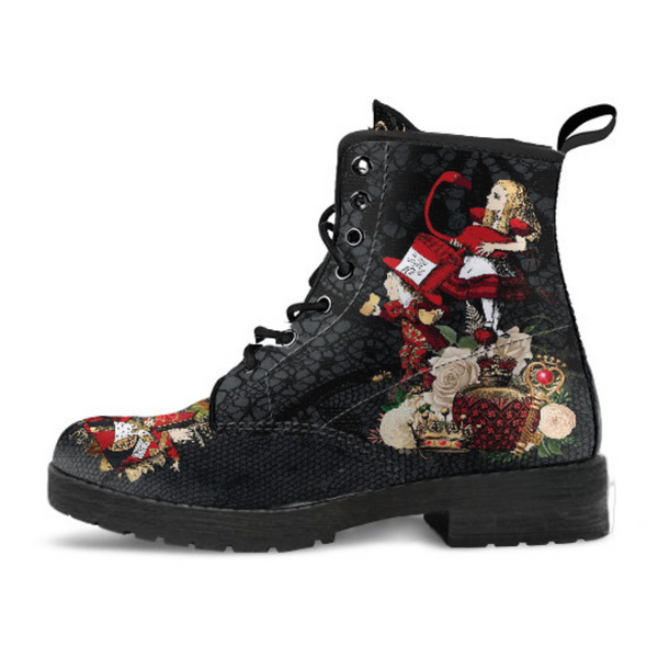 Combat Boots - Alice in Wonderland Gifts #34 Red Series