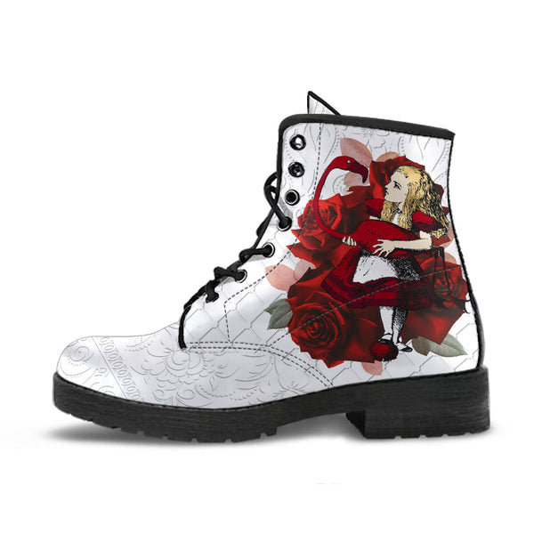 Combat Boots - Alice in Wonderland Gifts #36 Red Series Red