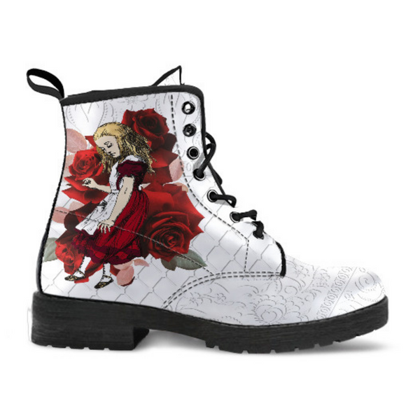 Combat Boots - Alice in Wonderland Gifts #36 Red Series Red