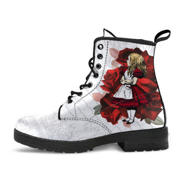 Combat Boots - Alice in Wonderland Gifts #36 Red Series Red