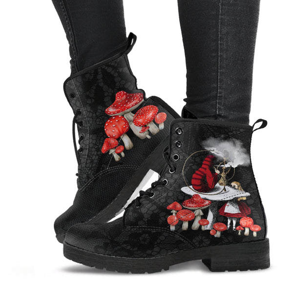 Combat Boots - Alice in Wonderland Gifts #37 Red Series