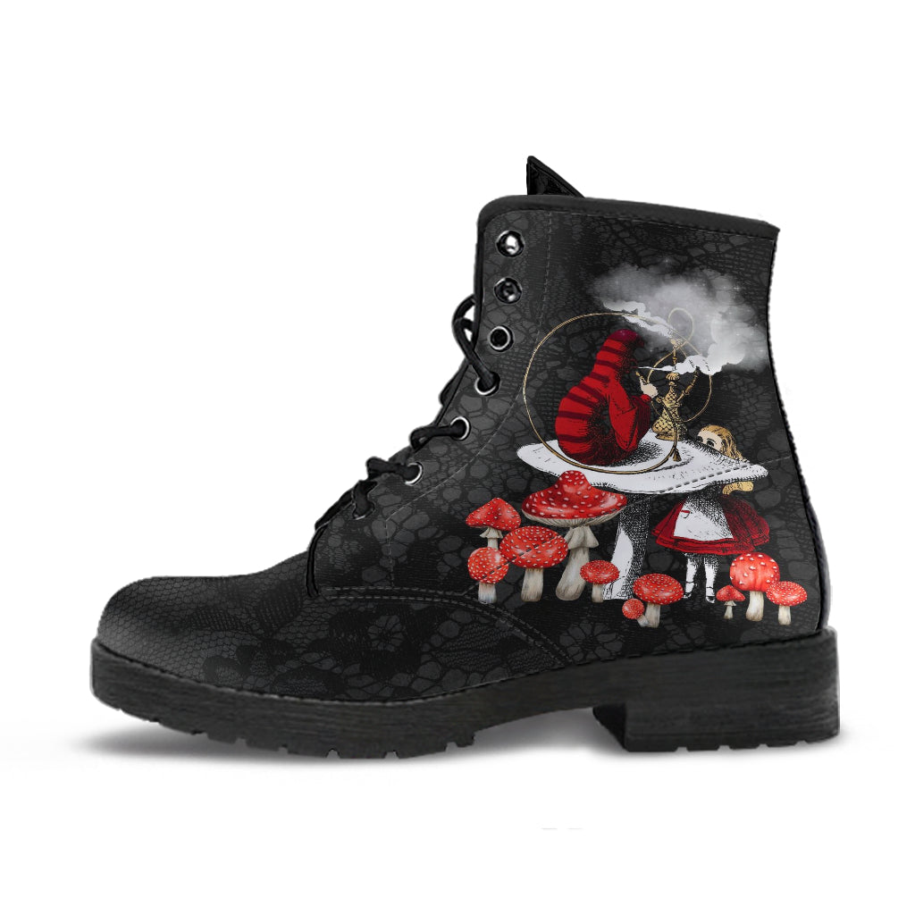 Combat Boots - Alice in Wonderland Gifts #37 Red Series