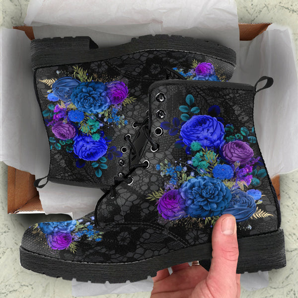 Combat Boots - Beautiful Flowers #101N | Cute Aesthetic