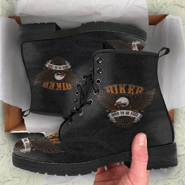 Combat Boots - Biker Boots #11 | Women’s Black Hipster