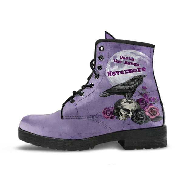 Combat Boots - Edgar Allan Poe Inspired #106 The Raven