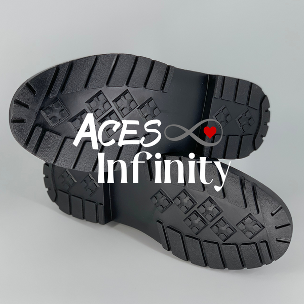 Combat Boots for Women - Butterfly Skulls | ACES INFINITY