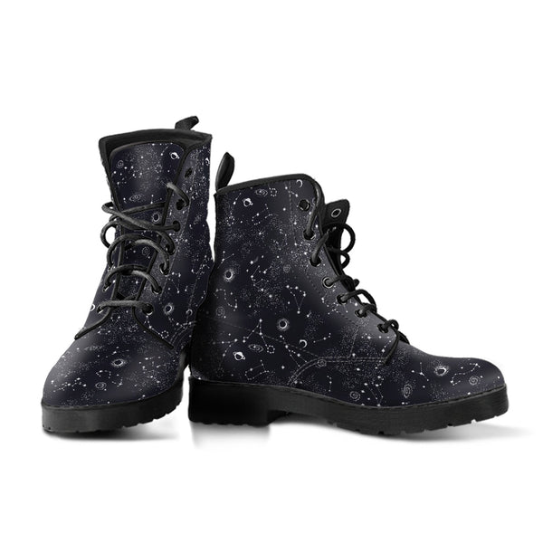Combat Boots - Galaxy | Boho Shoes Women’s Boots Vegan