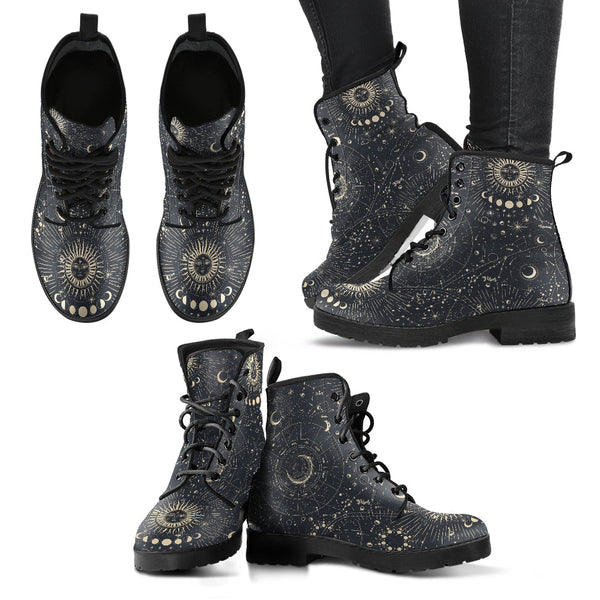 Combat Boots - Horoscope | Women’s Boots Vegan Leather