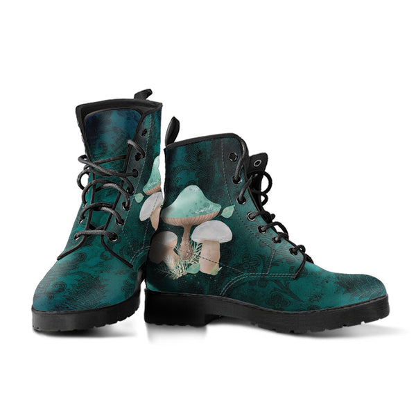 Combat Boots - Mushroom Boots #101 | Mushroom Gift Birthday