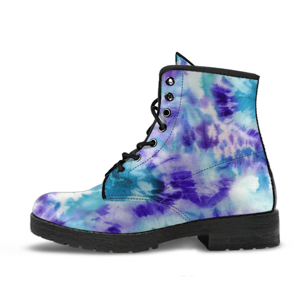 Combat Boots - Tie Dye Design #102 | Custom Shoes Vegan