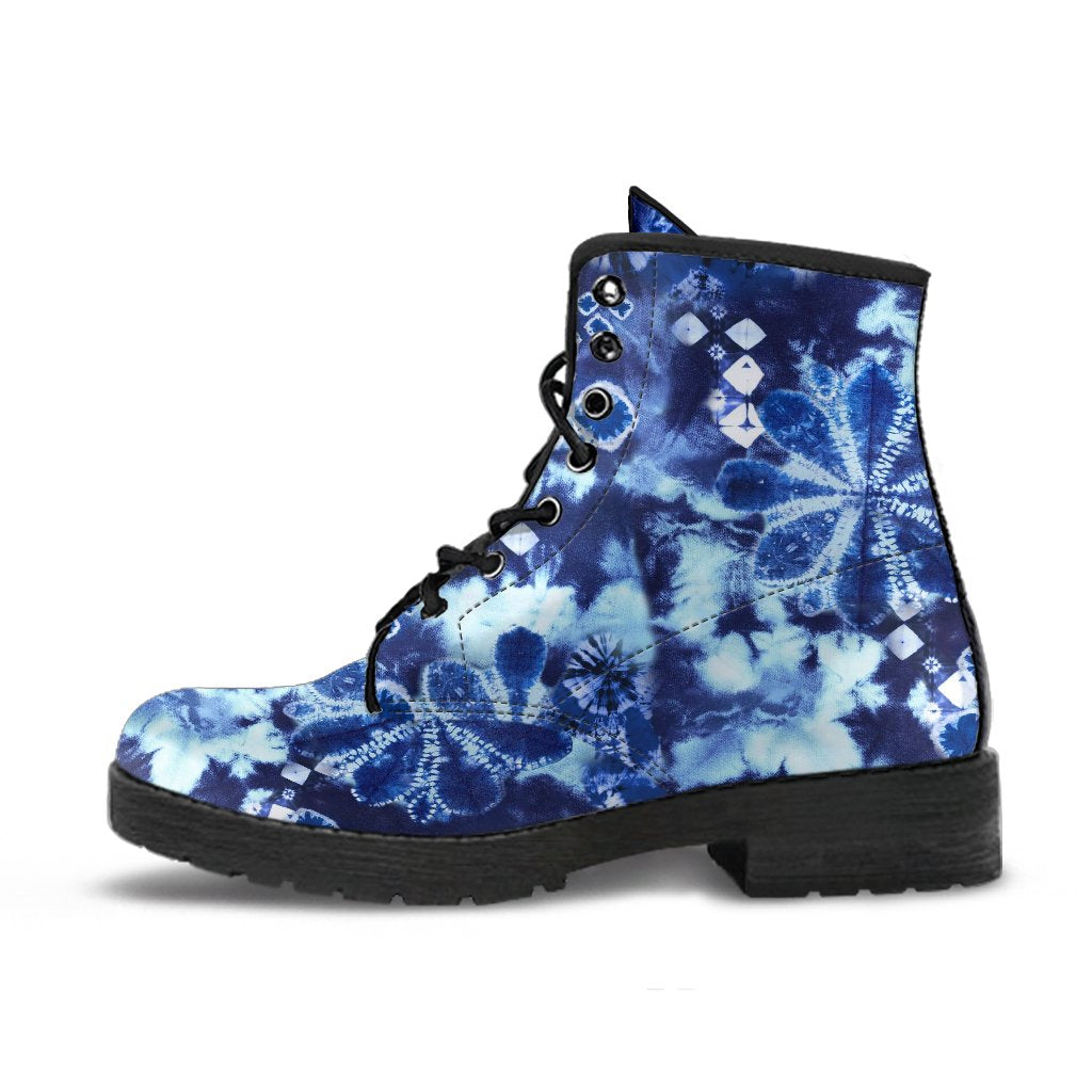 Combat Boots - Tie Dye Design #103 | Custom Shoes Vegan