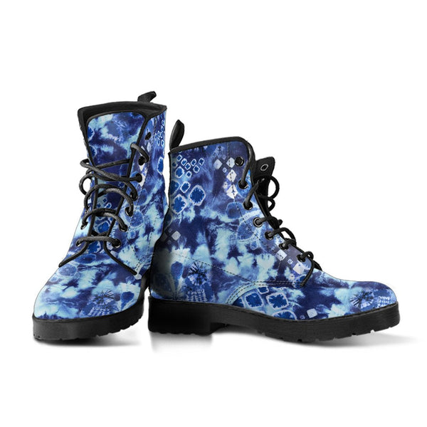 Combat Boots - Tie Dye Design #103 | Custom Shoes Vegan