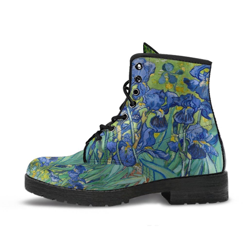 Combat Boots - Vintage Art | Vincent van Gogh: Irises