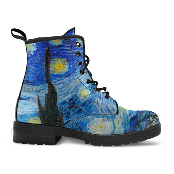 Combat Boots - Vintage Art | Vincent van Gogh: The Starry