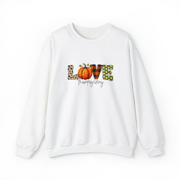 Crewnecked Sweatshirt Fall Love Pumpkin Sweatshirt 3