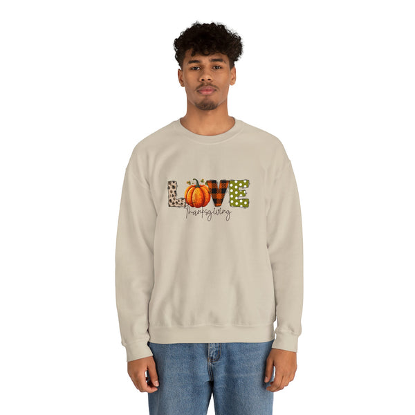 Crewnecked Sweatshirt Fall Love Pumpkin Sweatshirt 3