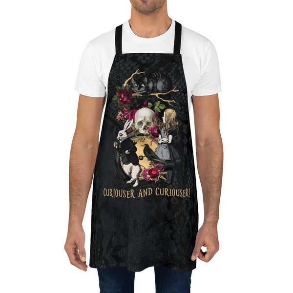 Custom Apron - Alice in Wonderland Gifts #101 Goth Series
