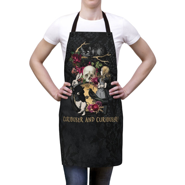 Custom Apron - Alice in Wonderland Gifts #101 Goth Series