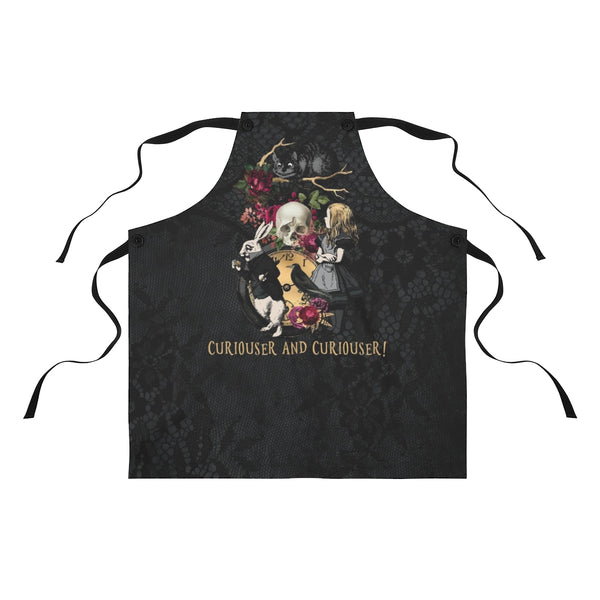 Custom Apron - Alice in Wonderland Gifts #101 Goth Series