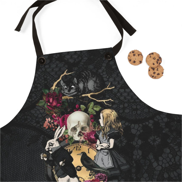Custom Apron - Alice in Wonderland Gifts #101 Goth Series