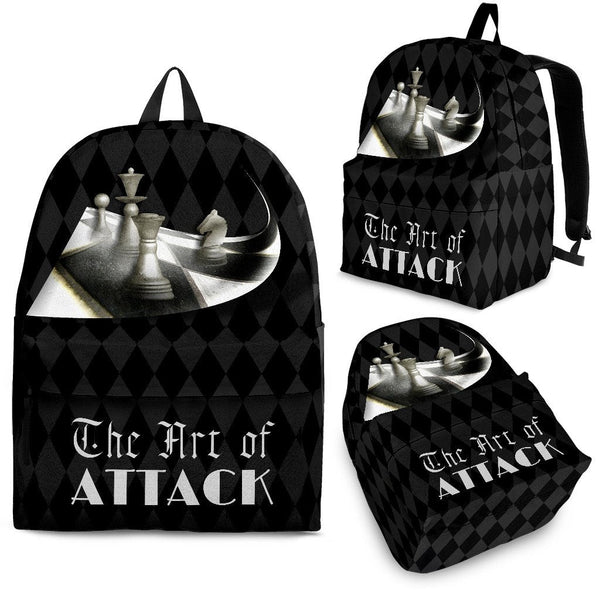 Custom Backpack - Chess Set Design #104 The Art of Attack