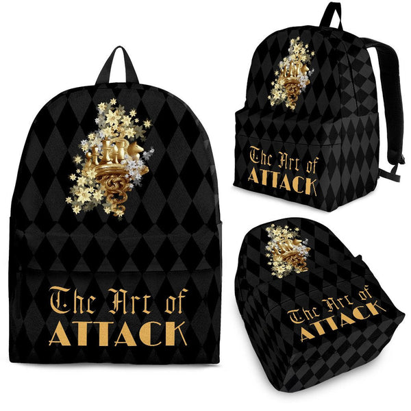 Custom Backpack - Chess Set Design #109 The Art of Attack