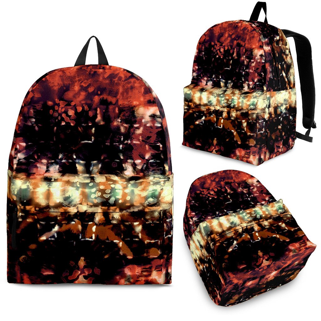 Custom Backpack - Tie Dye Design #114 | 3 Optional Sizes