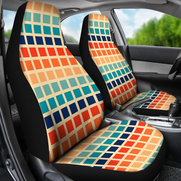 Custom Car Seat Covers - 70s Psychedelic #101 | Hippie Car