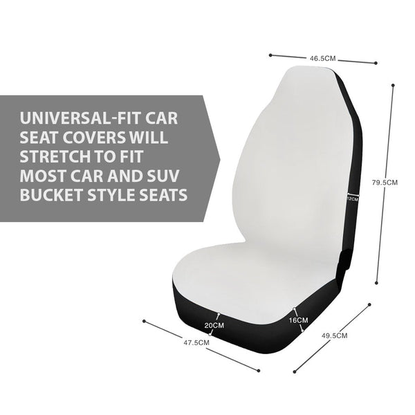 Custom Car Seat Covers - Rainbow Watercolor Effect #126