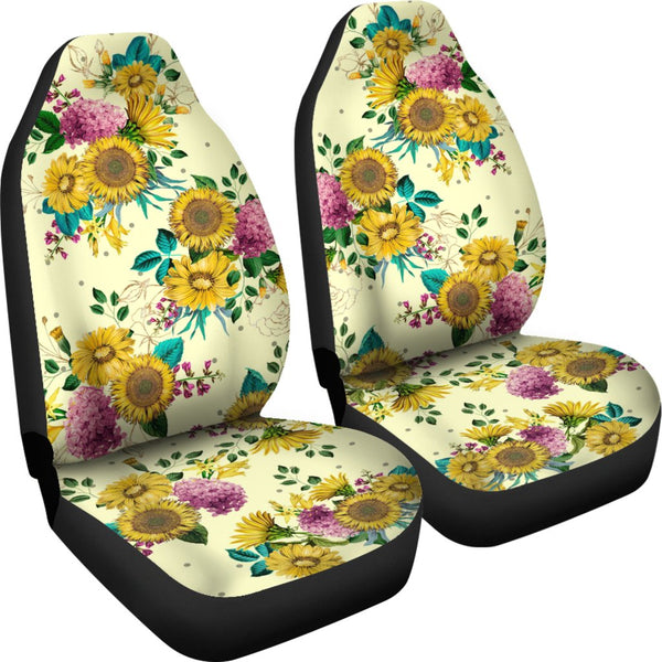 Custom Car Seat Covers - Sunflowers #102 | Sunflower Car